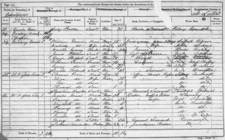 Census 1861 Jacob Maas