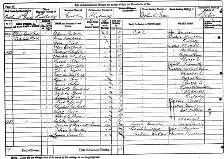 1881 census clara anna dias