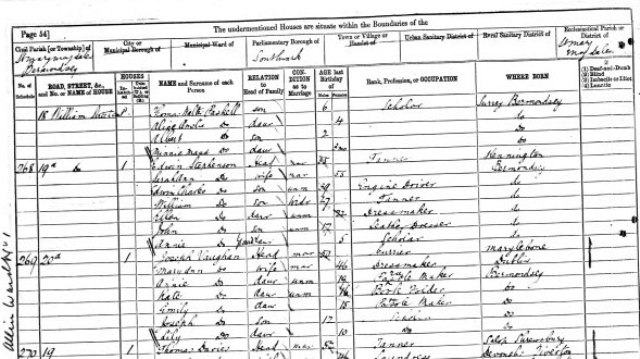 1881 vaughan census