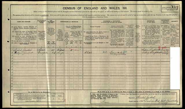 1911 census durham rd ret
