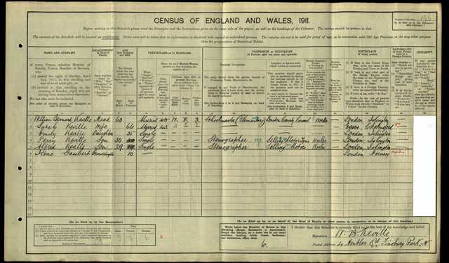 1911 census ambler