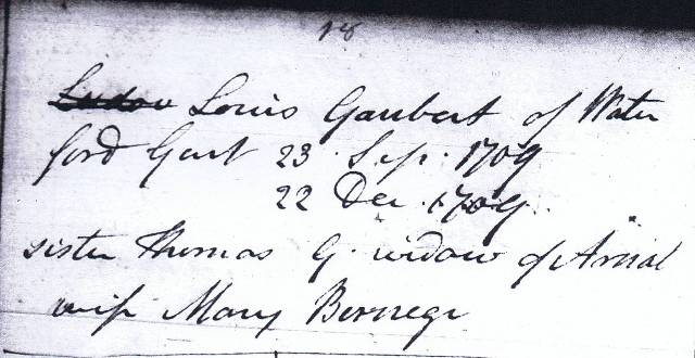 1709 will of louis gaubert