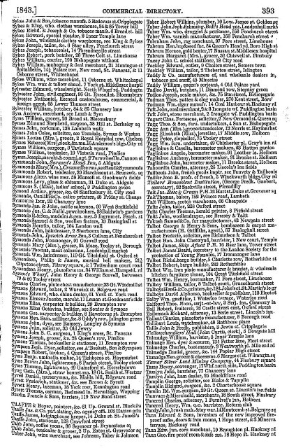 1843 commercial directory