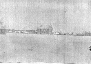 house in snow at Uglich