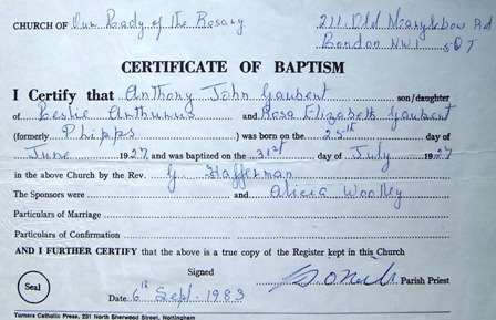 anthony joh nbaptism