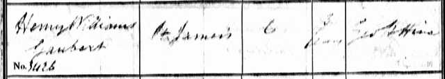 henry william death 1833