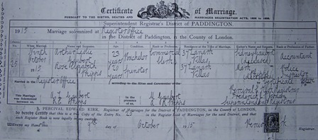 arthur phipps marriage original 1915