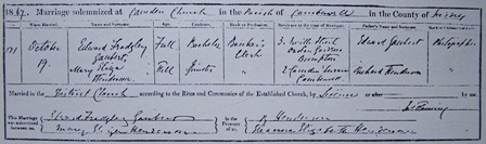 ed frad marriage 1867