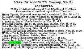1862 28 oct london gazette